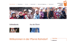Desktop Screenshot of pfarrei-rohrdorf.ch